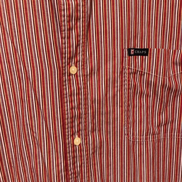 Chaps Long Sleeve Button Down Shirt XXL - Picture 4 of 5